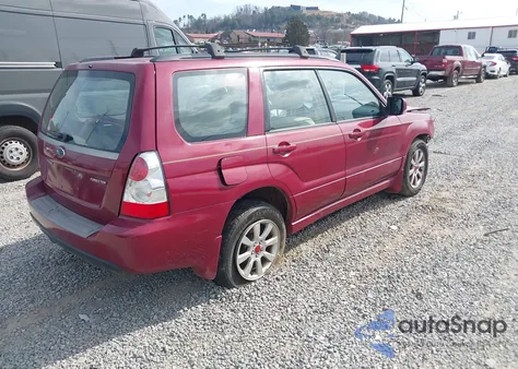 2006 Subaru Forester 2.5X z USA, uszkodzony, nr VIN JF1SG65686H727892